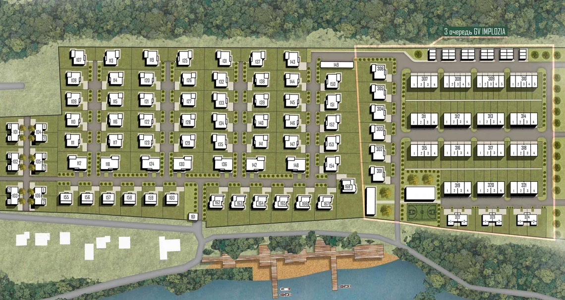 Генплан Grand Village Implozia