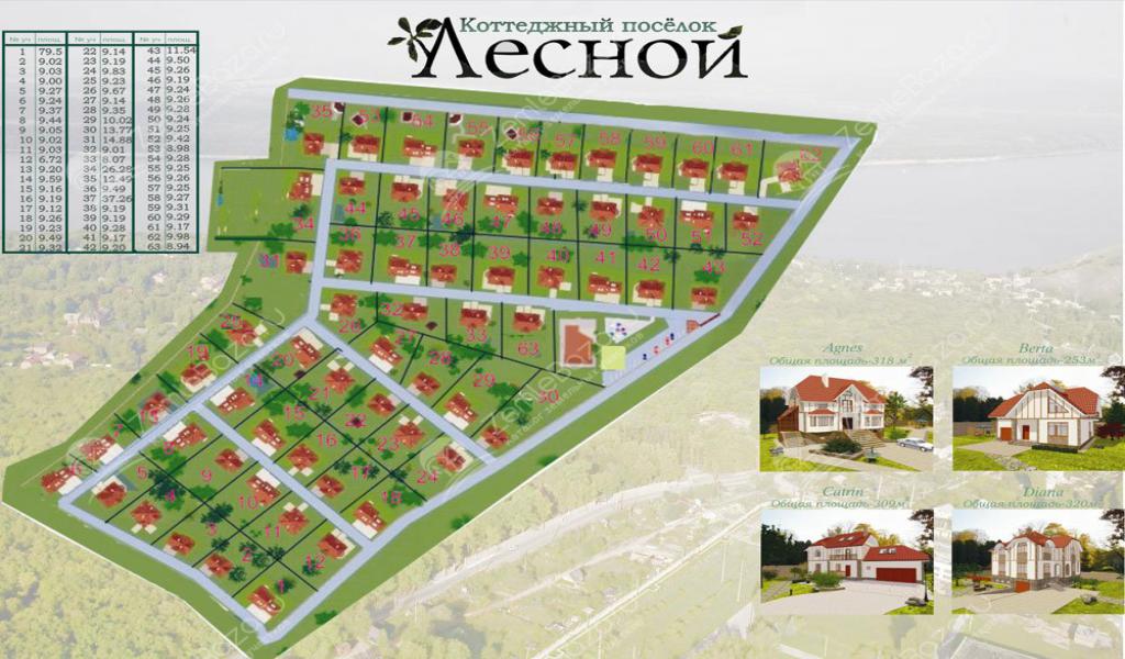 Генплан Лесной